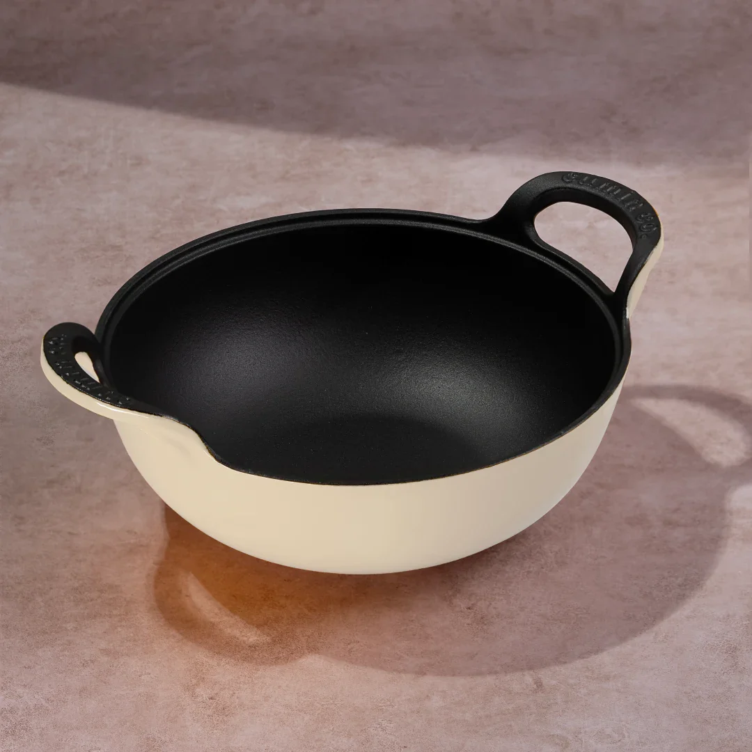 No. 10 Enamel Cast Iron Kadai (3L) - Image 18