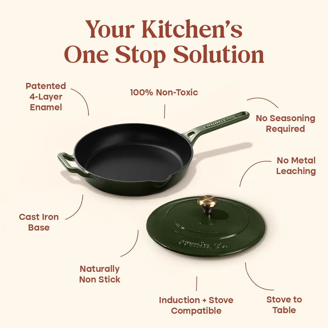 No. 10 Enamel Cast Iron Pan 2.0 (26cm) - Image 18