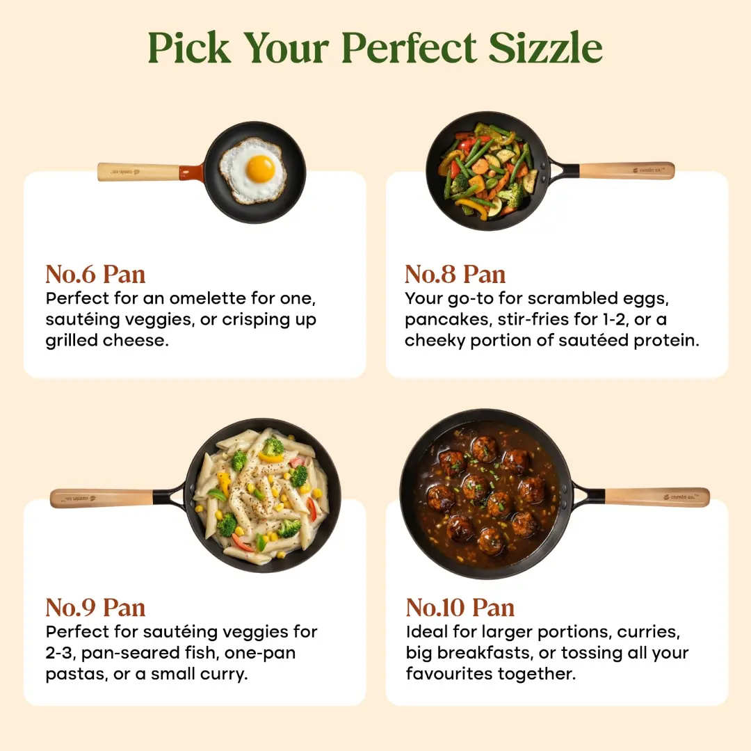 No. 8 Enamel Cast Iron Pan LITE (20cm) - Image 9