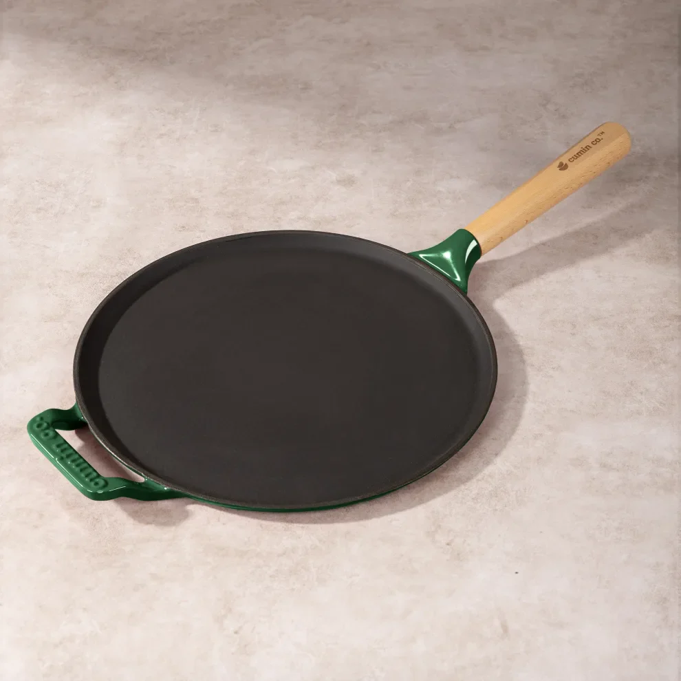 No. 11 Enamel Cast Iron Dosa Tawa (28cm) - Image 16
