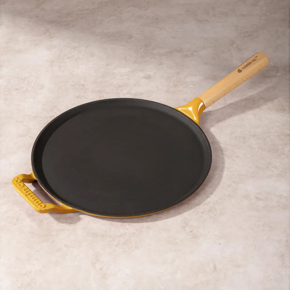 No. 11 Enamel Cast Iron Dosa Tawa (28cm) - Image 18
