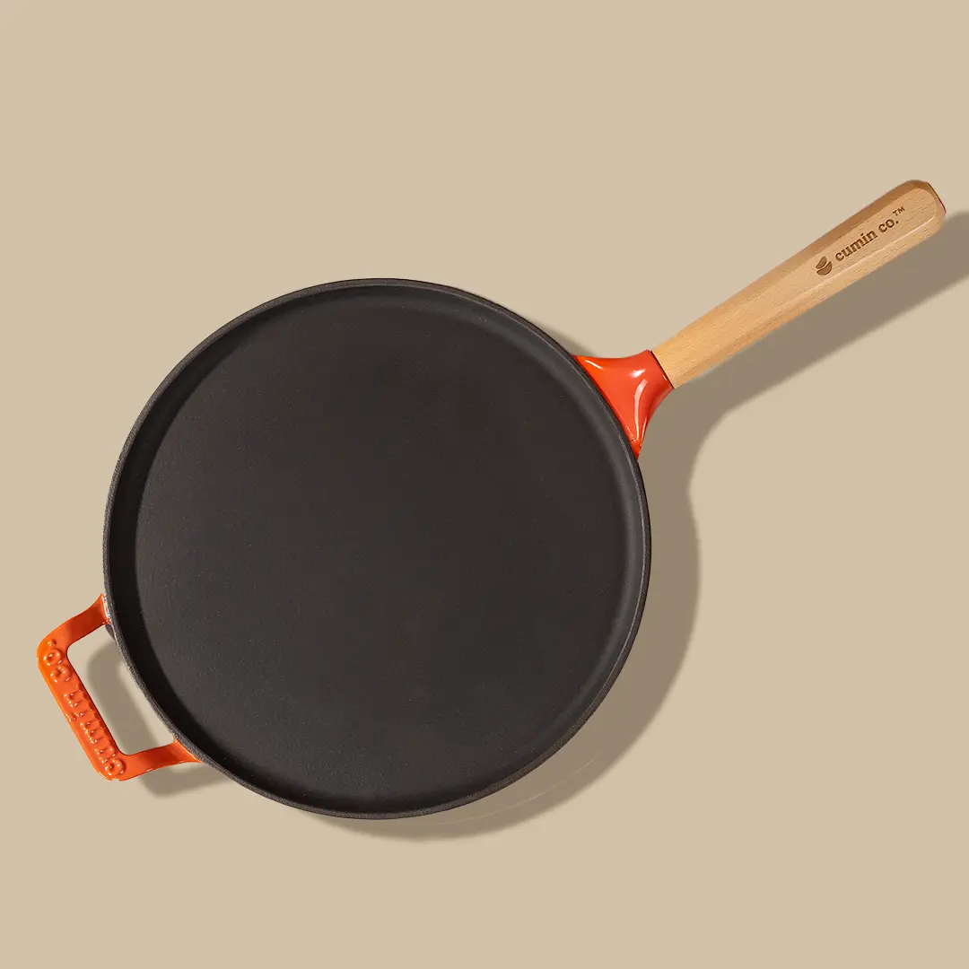 No. 11 Enamel Cast Iron Dosa Tawa (28cm) - Image 3