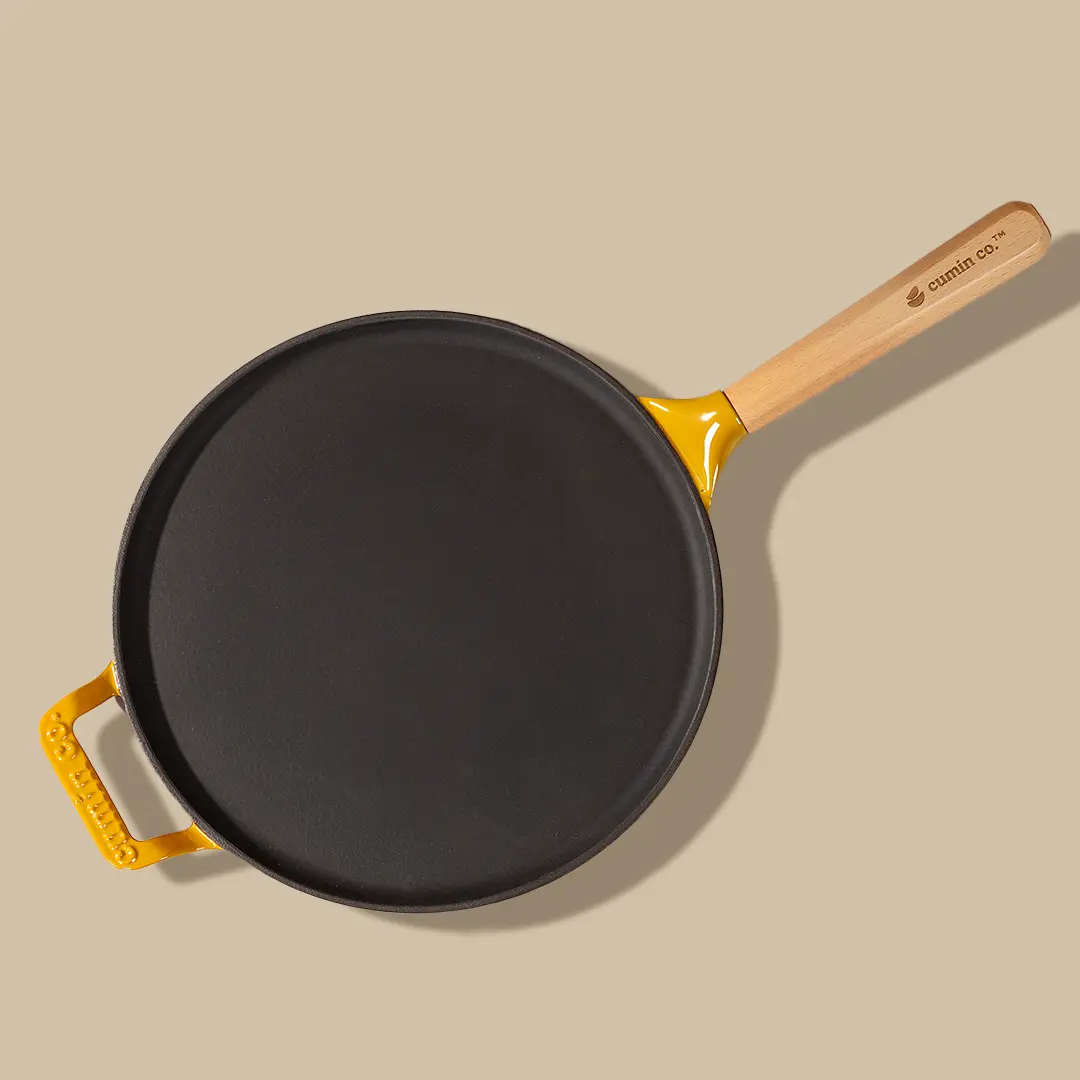 No. 11 Enamel Cast Iron Dosa Tawa (28cm) - Image 5