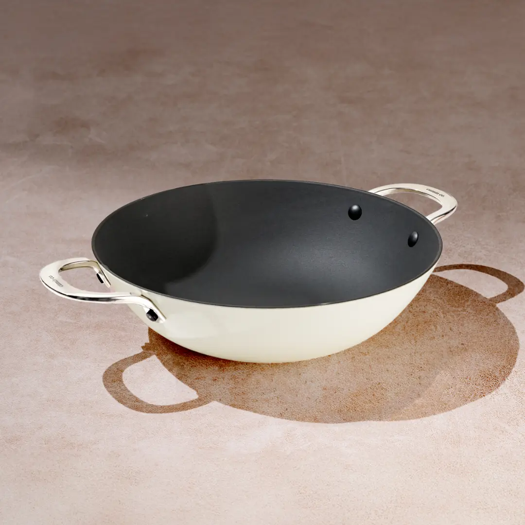 No. 11 Enamel Cast Iron Kadai LITE (3.9L) - Image 25
