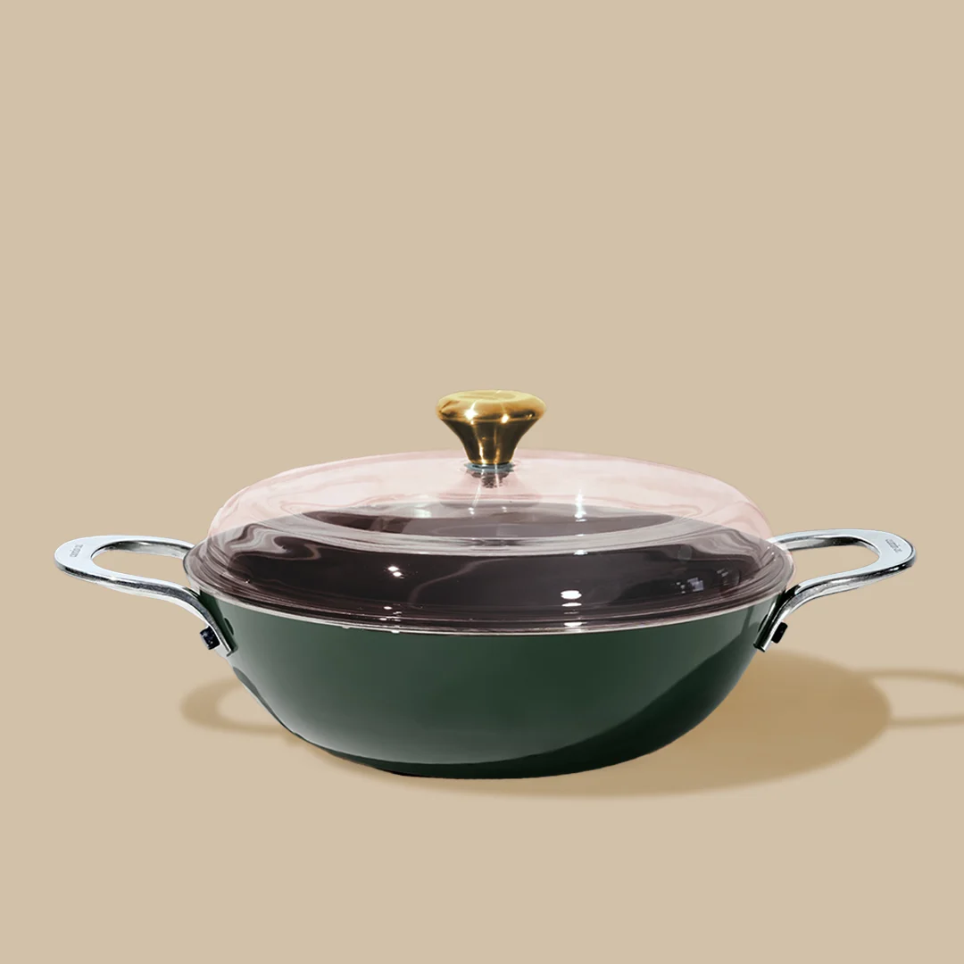 No. 11 Enamel Cast Iron Kadai LITE (3.9L) - Image 3