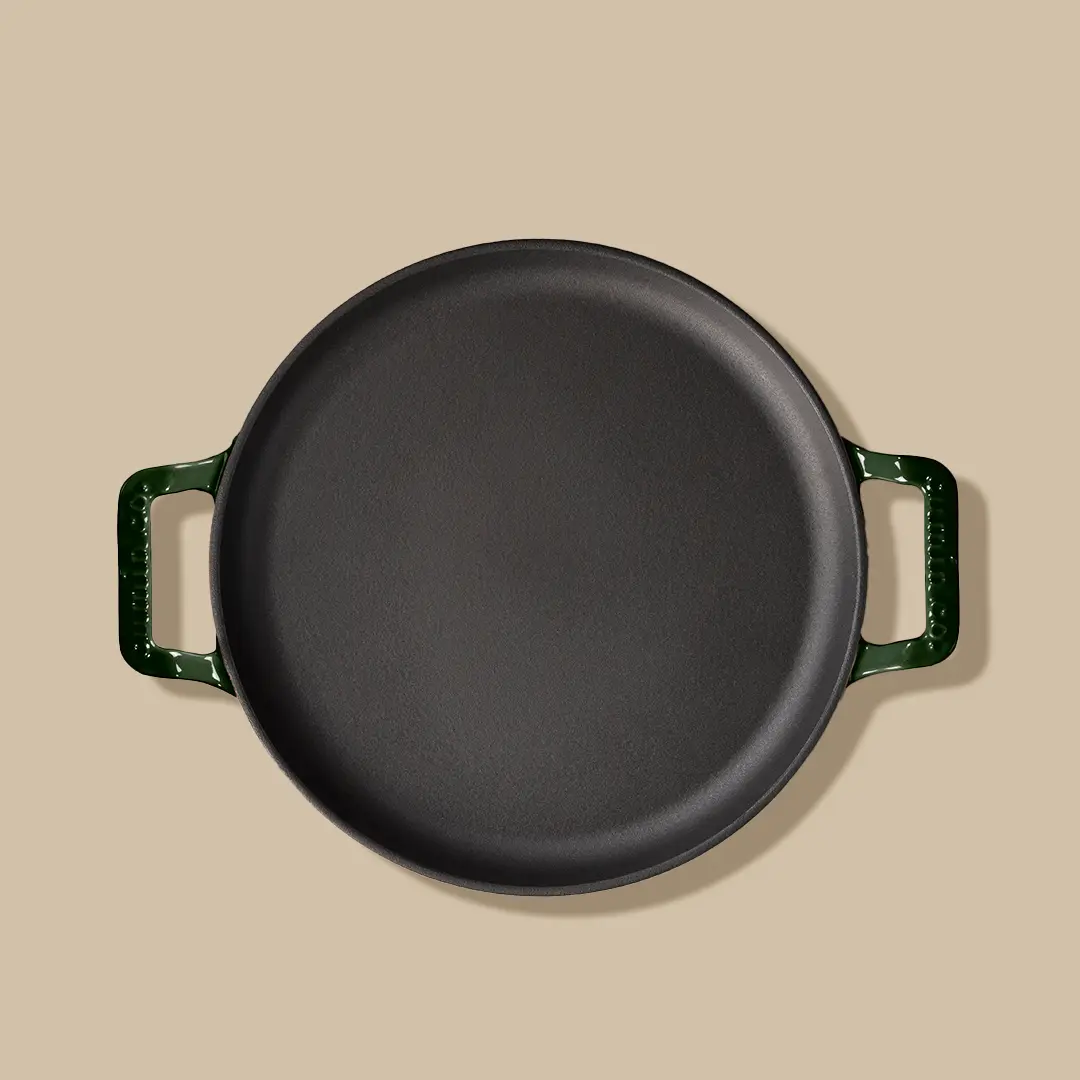 No. 12 Enamel Cast Iron Dosa Tawa (30cm) - Image 3