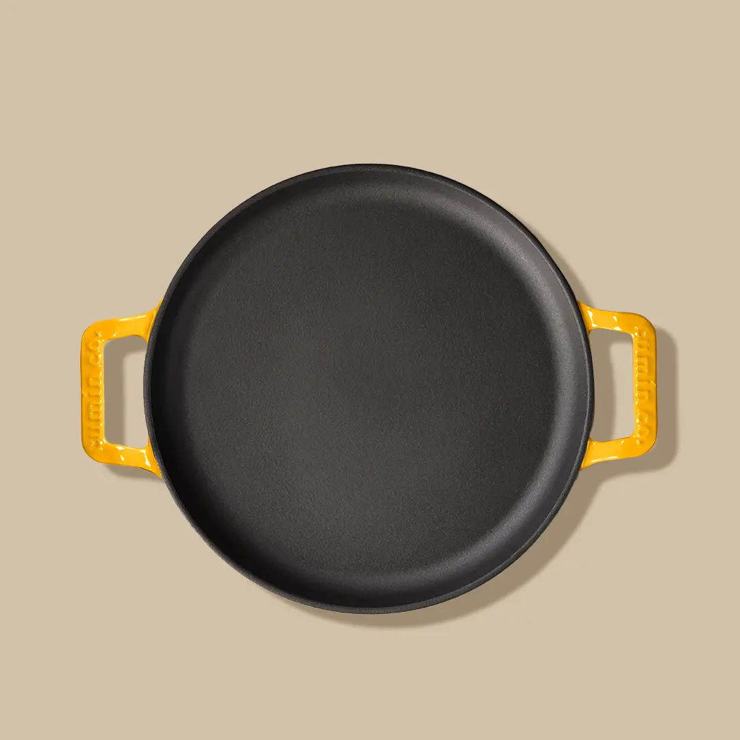 No. 12 Enamel Cast Iron Dosa Tawa (30cm) - Image 5