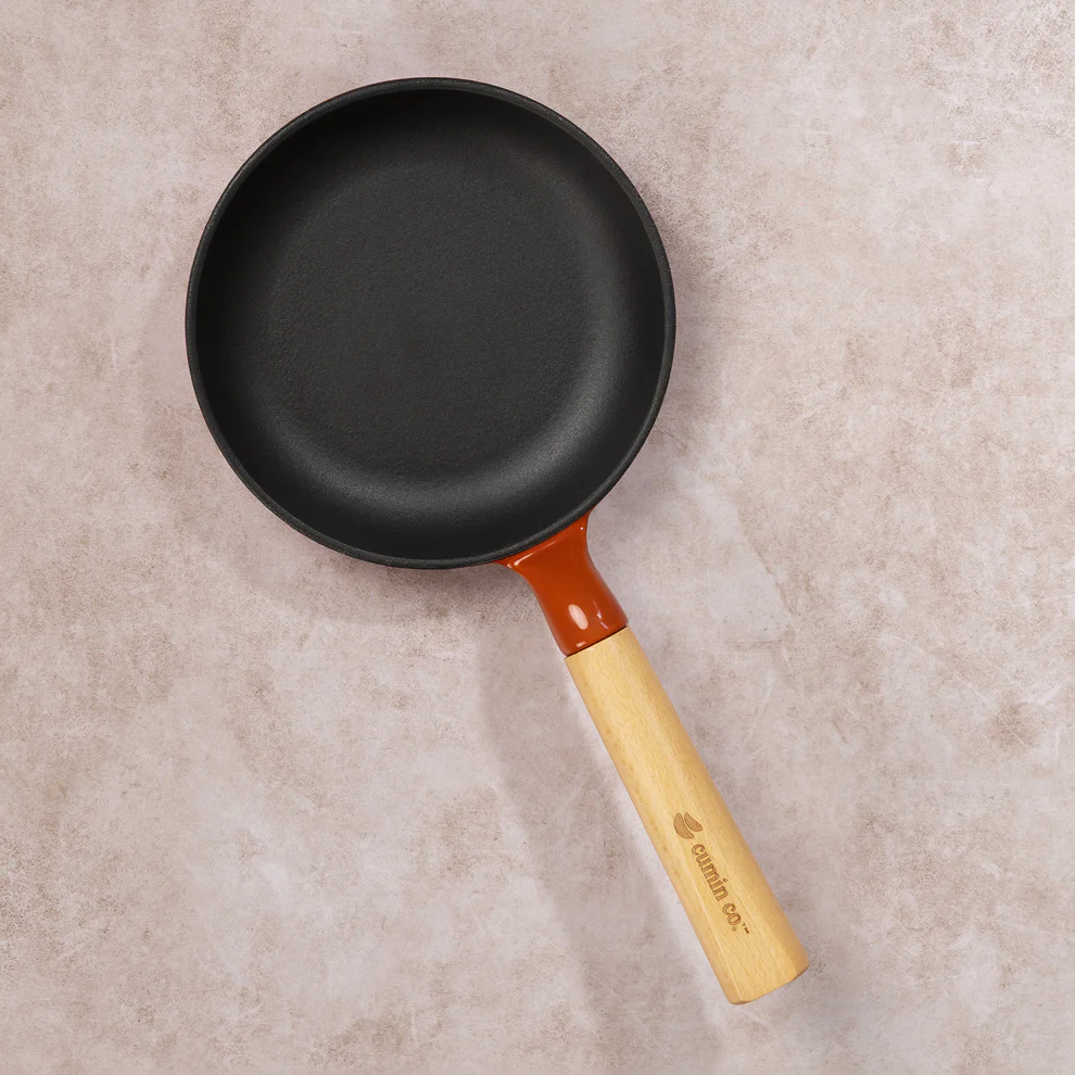 No. 6 Enamel Cast Iron Pan (16cm) - Image 17
