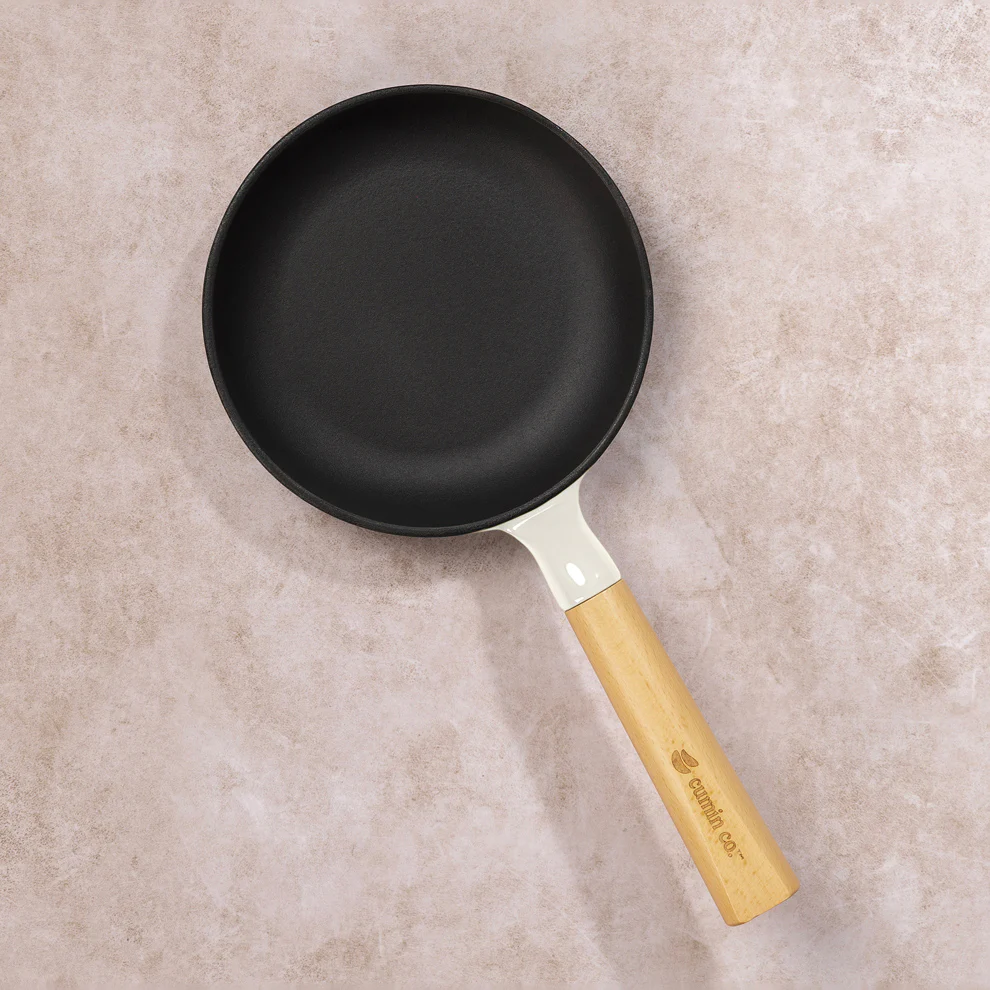 No. 6 Enamel Cast Iron Pan (16cm) - Image 19