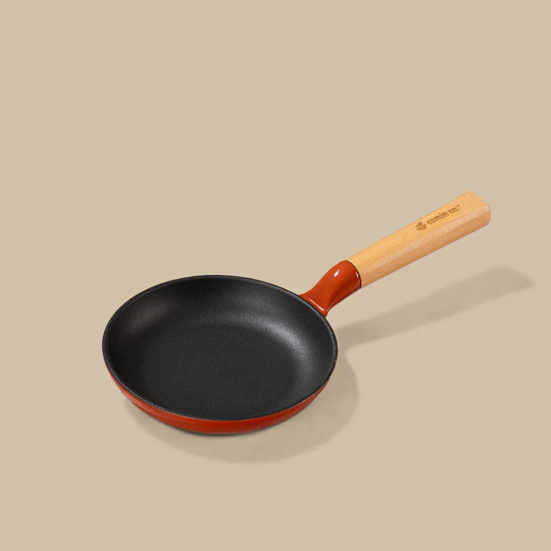No. 6 Enamel Cast Iron Pan (16cm) - Image 5