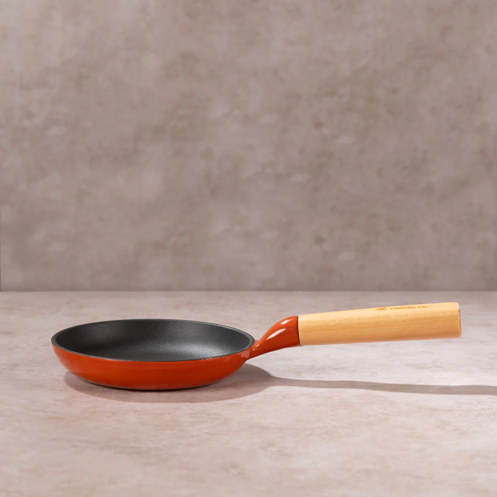 No. 6 Enamel Cast Iron Pan (16cm) - Image 6