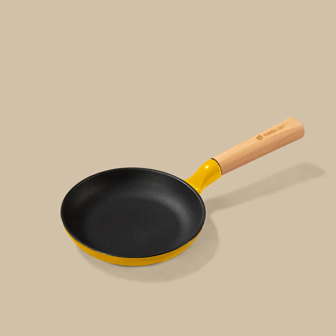 No. 6 Enamel Cast Iron Pan (16cm) - Image 7