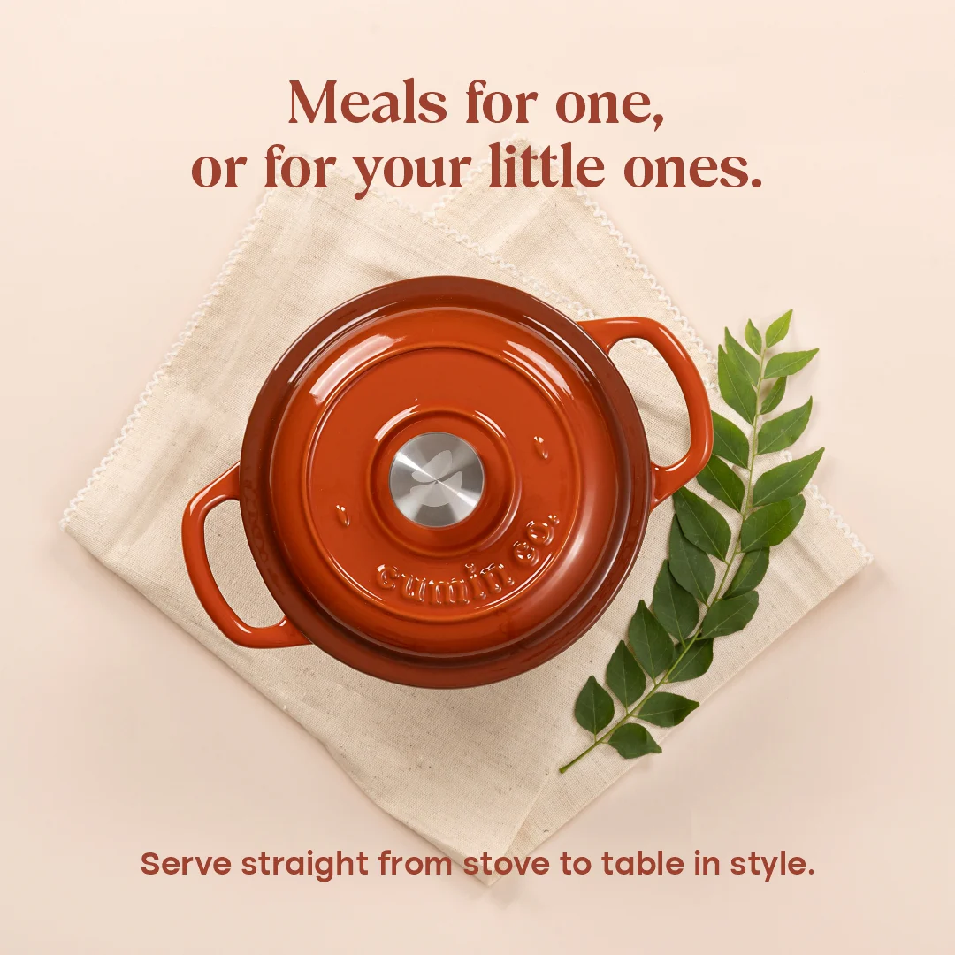 No. 6 Enamel Cast Iron Dutch Oven (1.2L) - Image 13