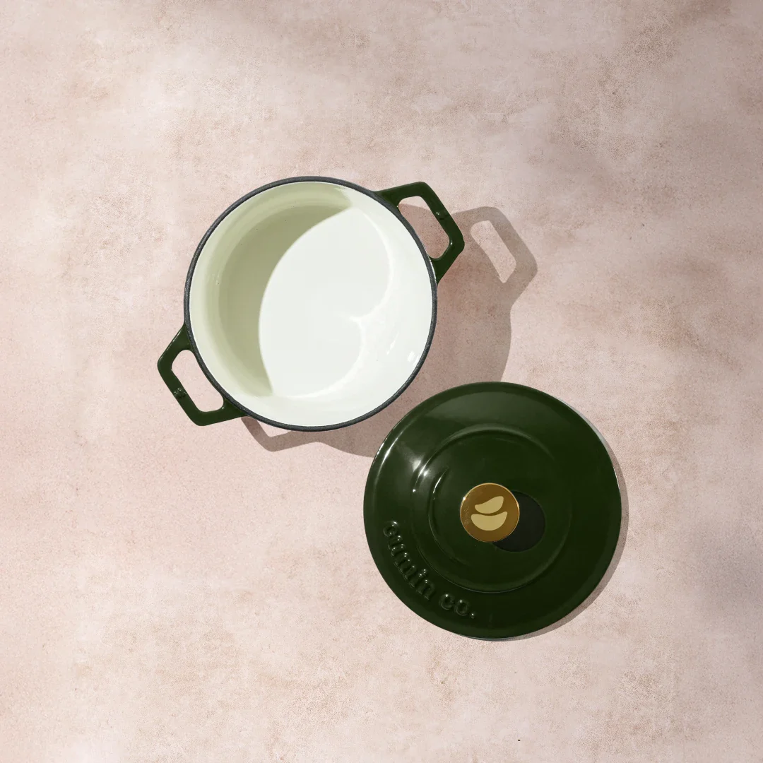 No. 6 Enamel Cast Iron Dutch Oven (1.2L) - Image 4