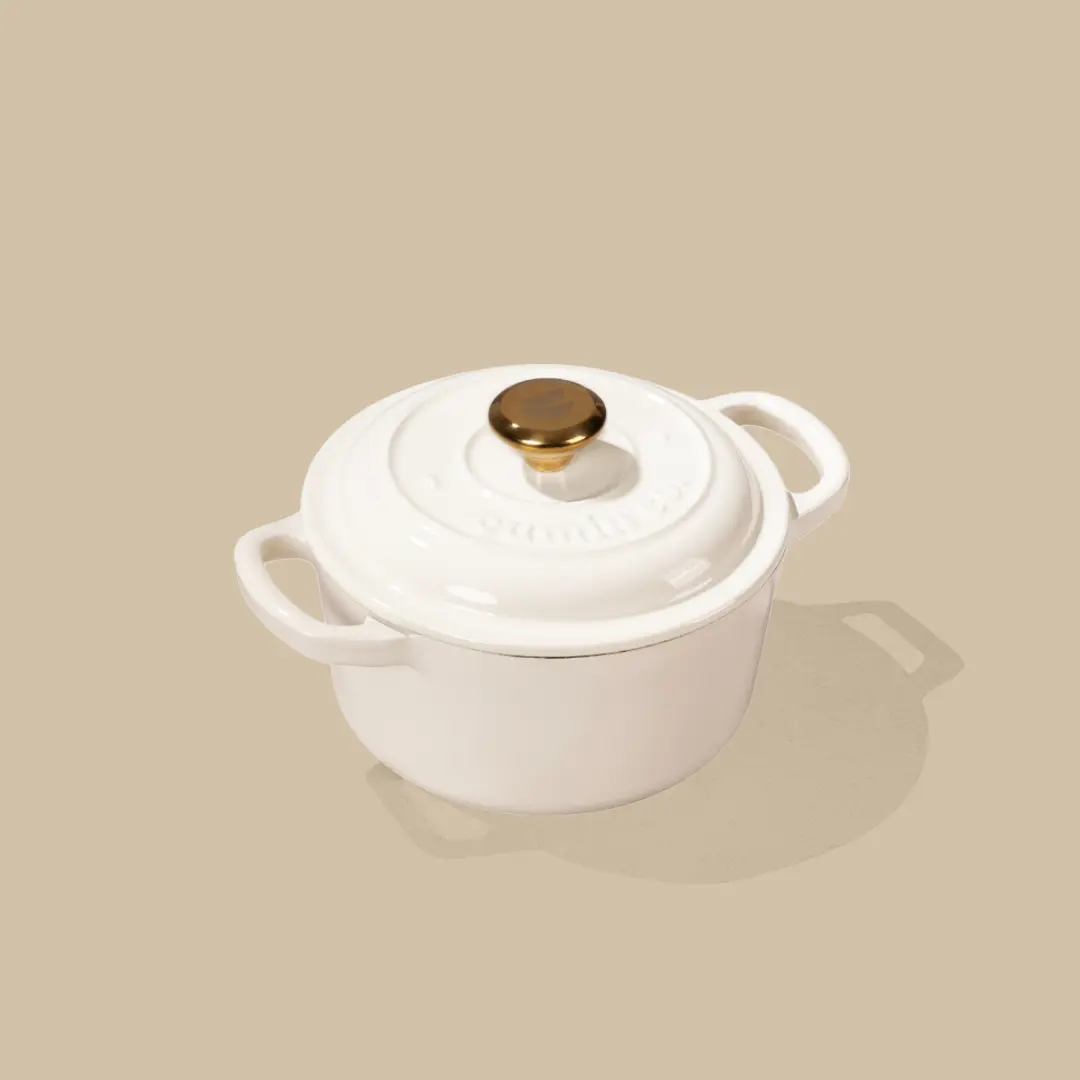 No. 6 Enamel Cast Iron Dutch Oven (1.2L) - Image 7