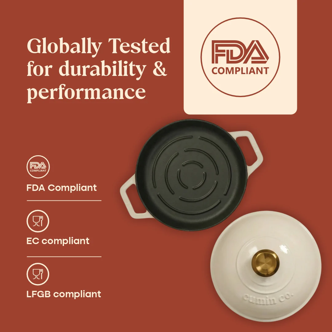 No. 8 Enamel Cast Iron Bread Oven (20cm) - Image 10