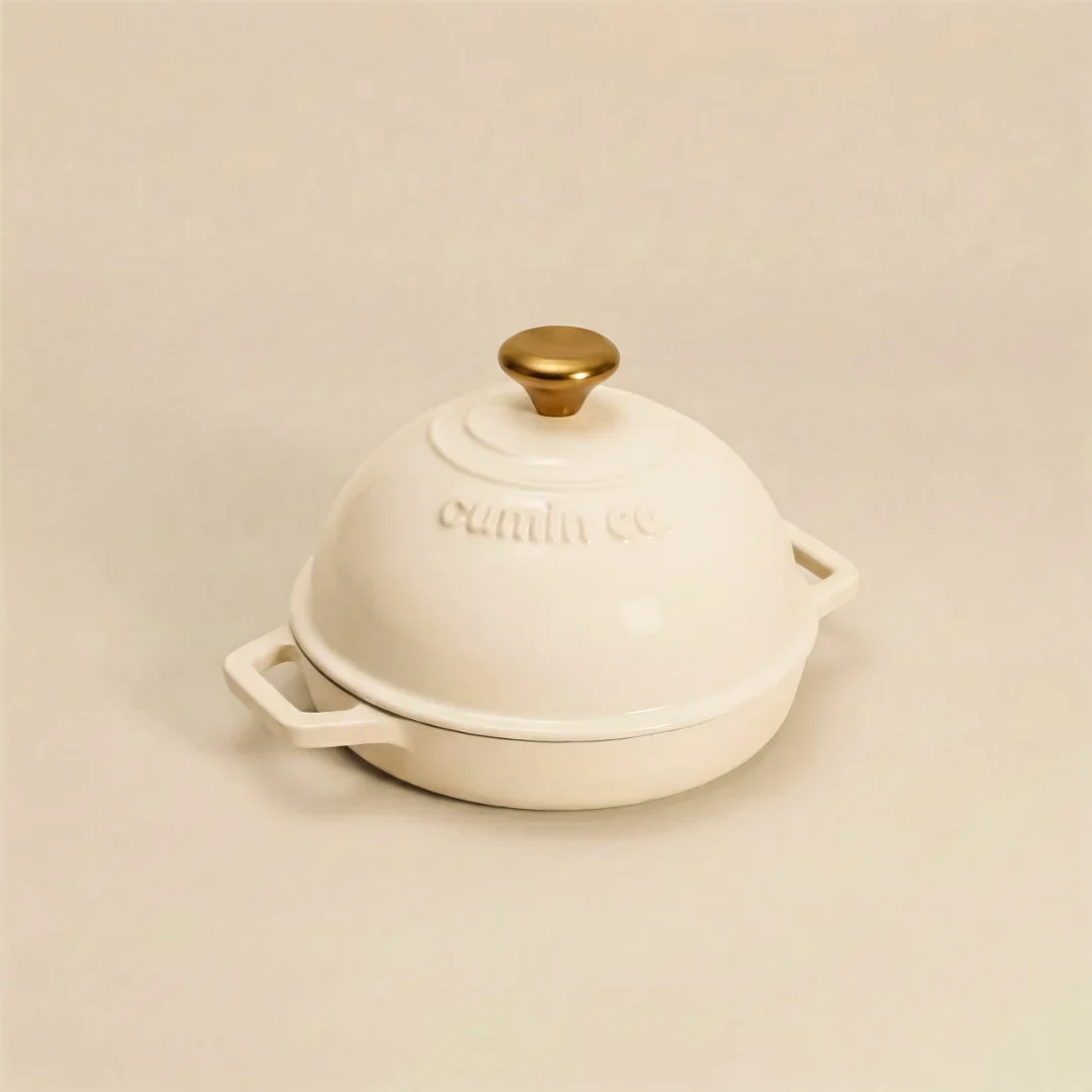 No. 8 Enamel Cast Iron Bread Oven (20cm) - Image 5