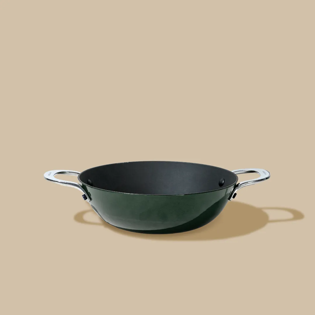 No. 9 Enamel Cast Iron Kadai LITE (2.1L) - Image 13