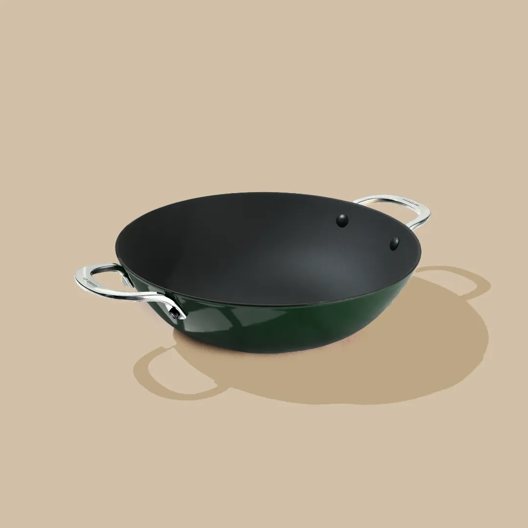No. 9 Enamel Cast Iron Kadai LITE (2.1L) - Image 26