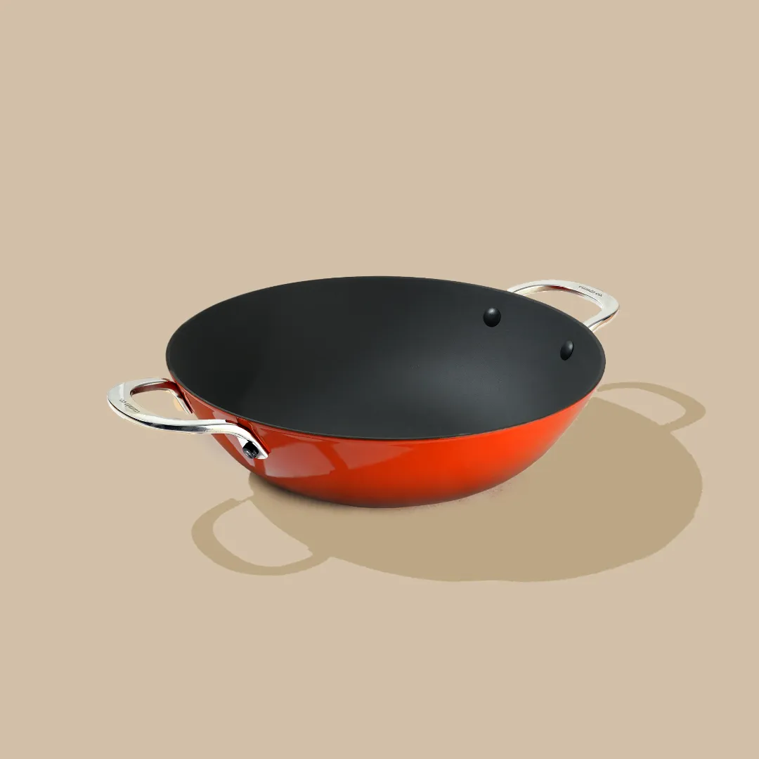 No. 9 Enamel Cast Iron Kadai LITE (2.1L) - Image 27