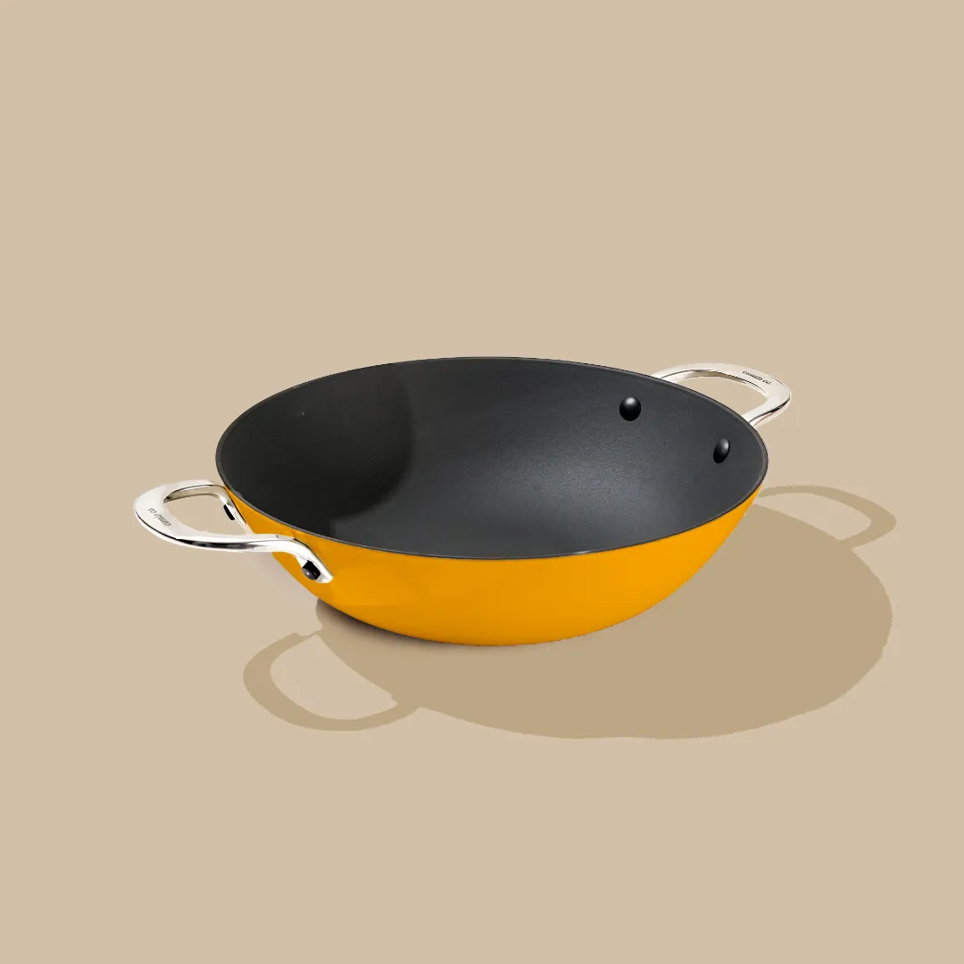 No. 9 Enamel Cast Iron Kadai LITE (2.1L) - Image 28