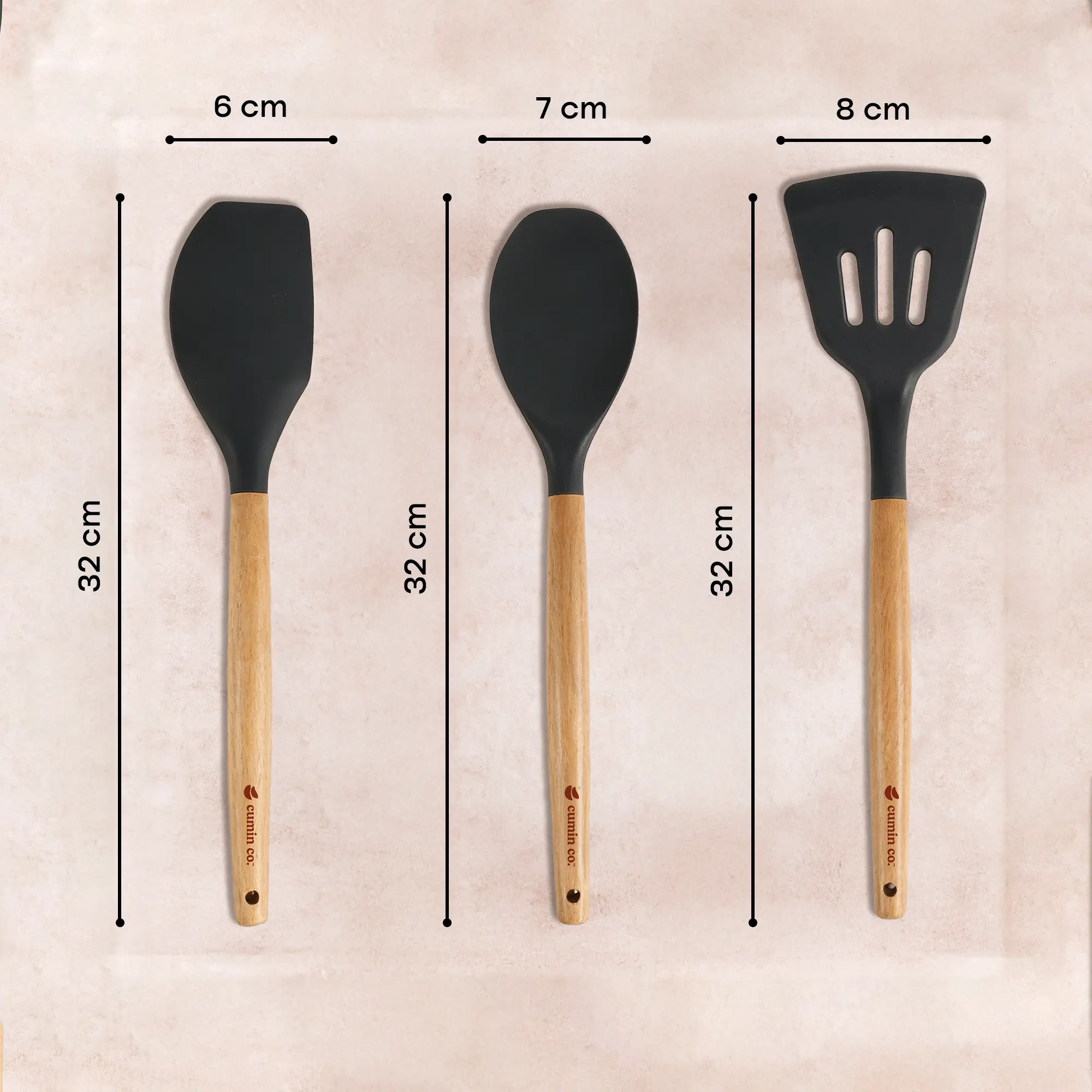 The Pivot: BPA-Free Spatulas - Set of 3 - Image 3